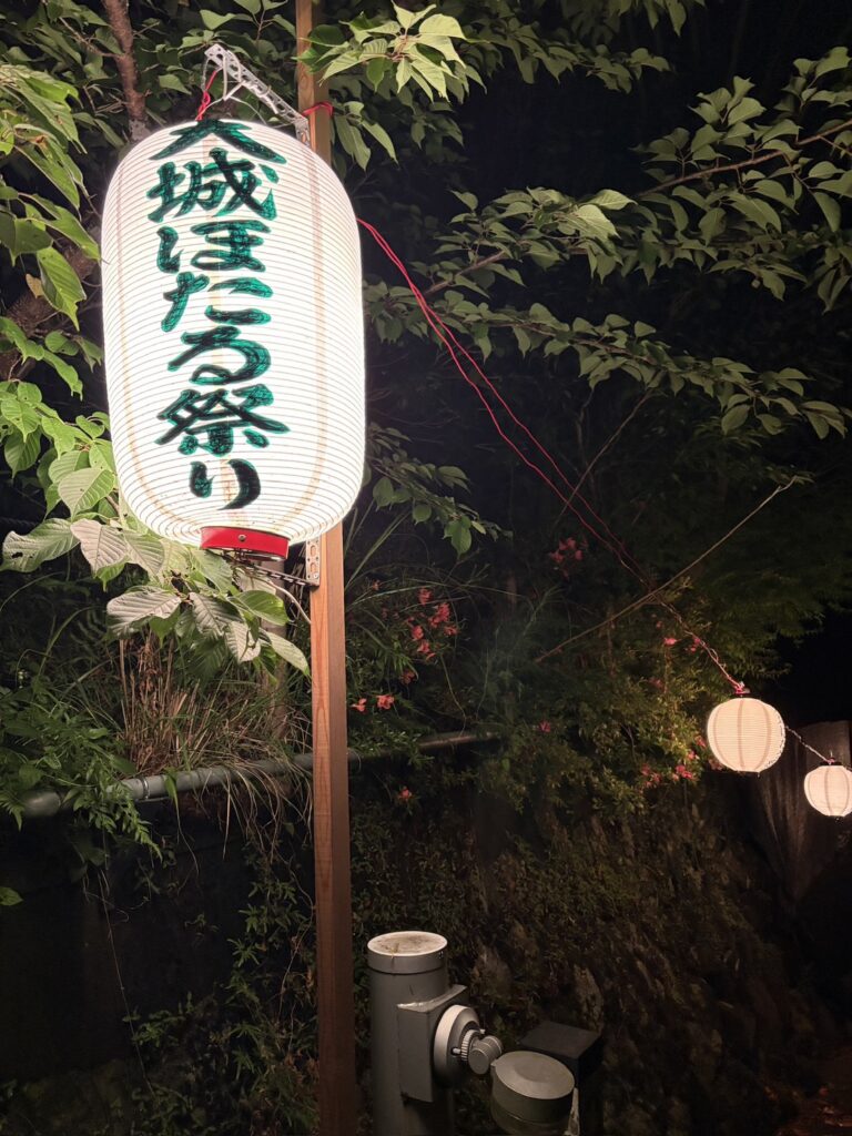 湯ヶ島のほたる祭りに行ってきた